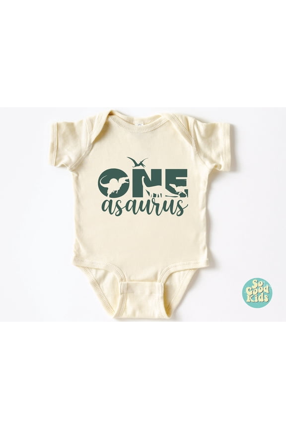 Bella Canvas with One Asaurus Shirt, One Year Old Gift, First Birthday Gift, Idea, 1St Birthday Gifts, Dinosaur Shirt Saurus Birthday Shirt Cool Baby Clothing, Cute Baby Boy or Girl Bodysuit Gift
