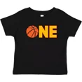 thumbnail image 1 of Bella Canvas One- Basketball First Birthday Baby Toddler Shirt Birthdays 1st Team Sport Toddler Shirt, 1 of 3