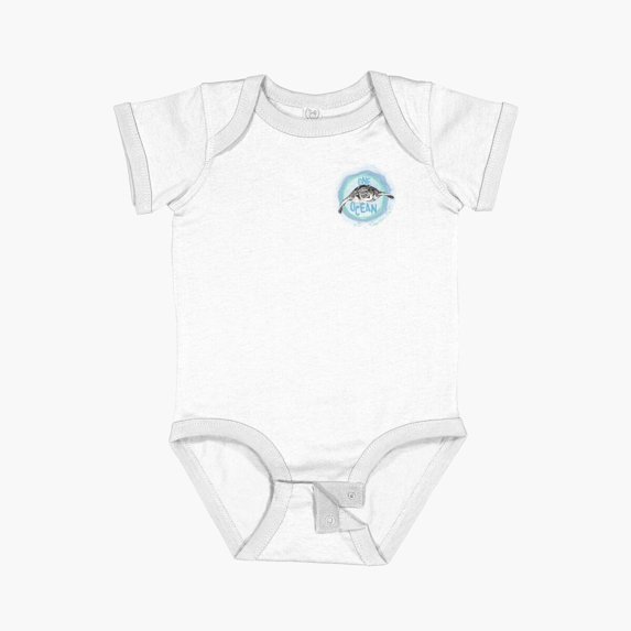 Bella Canvas One Ocean, Protect It Short Sleeve Baby One-Piece Newborn Gender Neutral Outfit, Baby Boy Or Girl Bodysuit, Birrthday Gifts