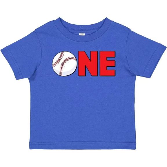 Bella Canvas One With Baseball Baby's First Birthday Baby Toddler Shirt Birthdays 1st 12 Toddler Shirt