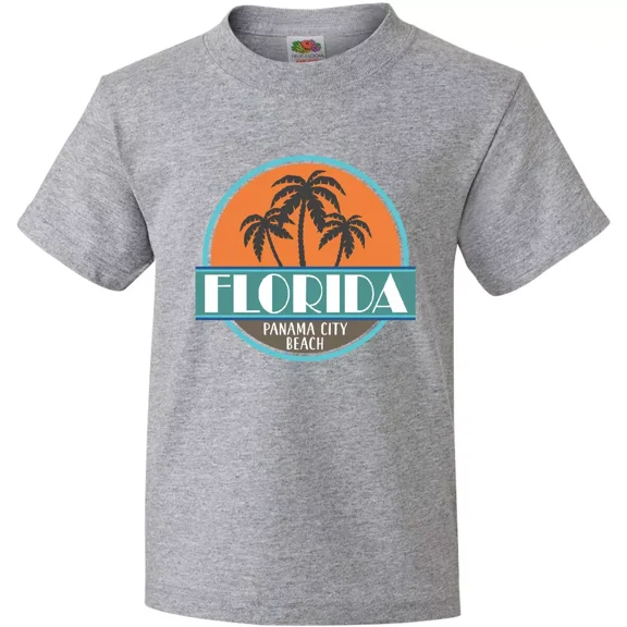 Bella Canvas Panama City Beach Florida Souvenir Ocean Summer Kids Toddler Shirt