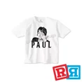 thumbnail image 1 of Bella Canvas Paul McCartney T-Shirt Cotton Crew Top Boys Toddler White Short Sleeve, 1 of 3