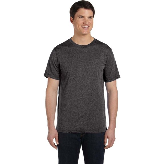 Bella Canvas Perfect Tri-Blend Fashionable T-Shirt X-Large Charcoal Black Triblend