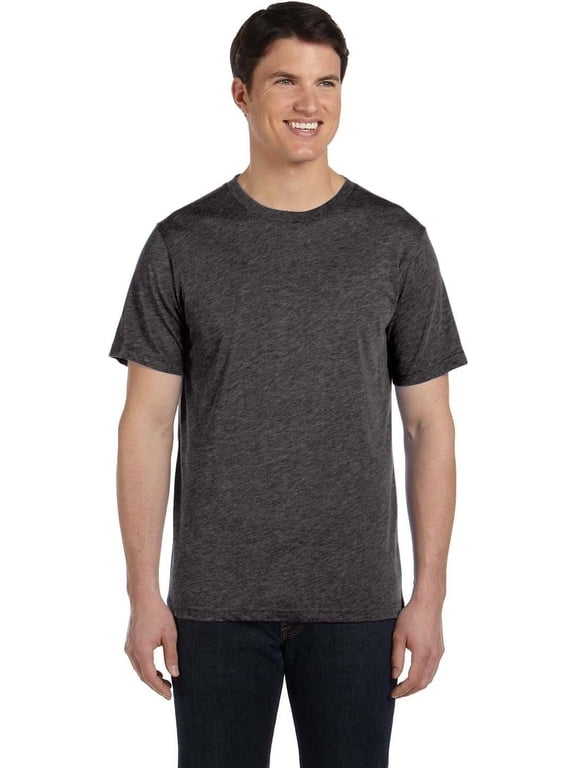 Bella Canvas Perfect Tri-Blend Fashionable T-Shirt X-Large Charcoal Black Triblend