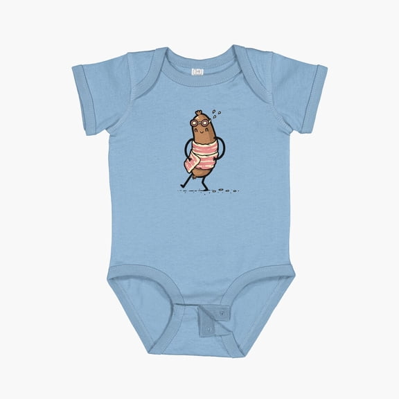 Bella Canvas Pigs In Blankets Short Sleeve Baby One-Piece Newborn Gender Neutral Outfit, Baby Boy Or Girl Bodysuit, Birrthday Gifts