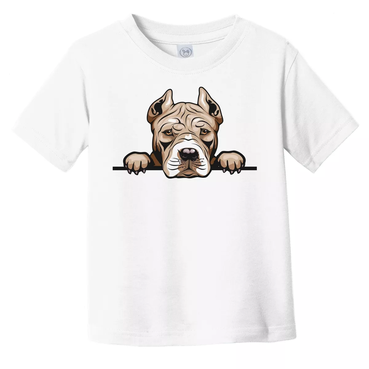 Funny Pitbull Nicknames, Cute Smiling Pittie\" Baby One-Piece For Sale By Nitesky13