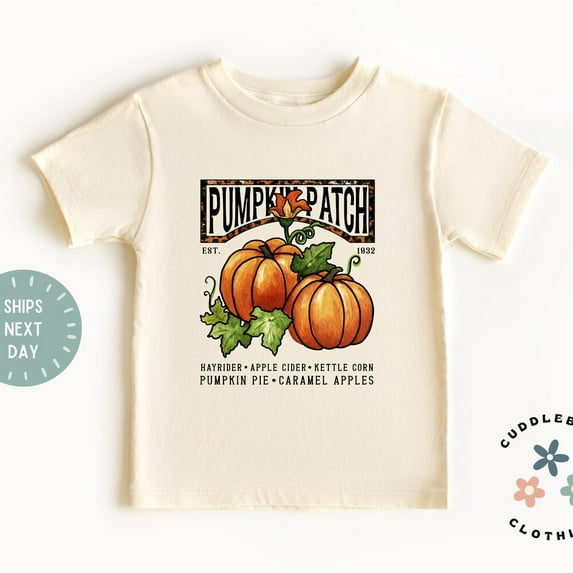 Bella Canvas Pumpkin Patch Kids Shirt, Cute Pumpkin Patch Toddler Boy Girl Tee, Fall, Halloween, Thanksgiving, Gift for Girl Boy, Kids Tee