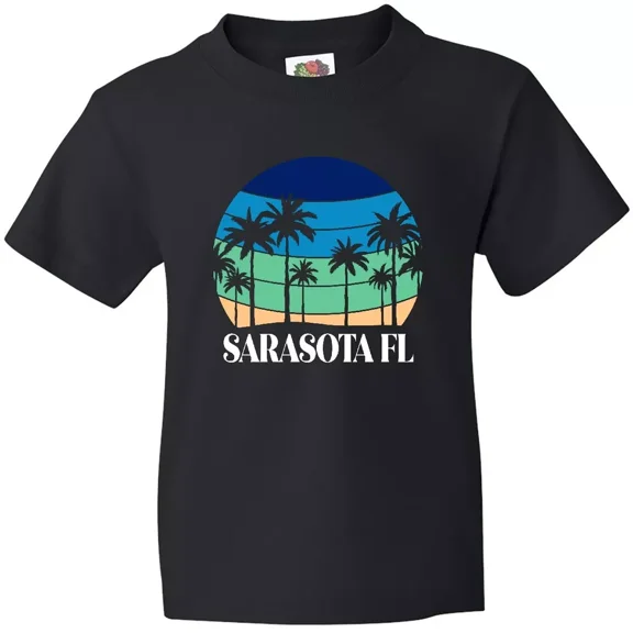 Bella Canvas Sarasota Florida Vacation Travel Clothing Apparel Toddler Shirt