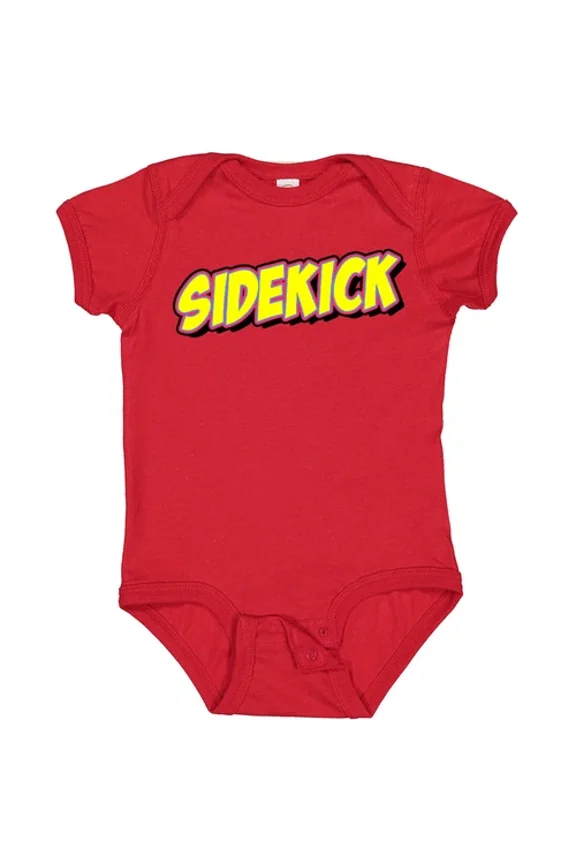 Bella Canvas Sidekick For Fathers Day Baby Kids Happy 1st First Son Infant Bodysuit