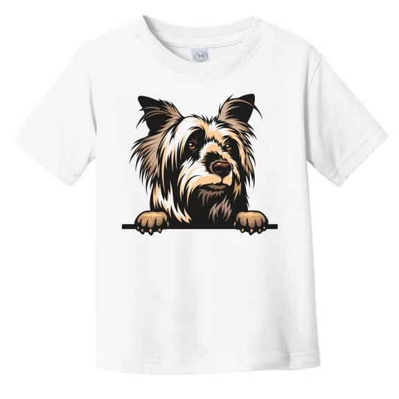 Bella Canvas Silky Terrier Dog Breed Popping Up Cute Toddler T-Shirt