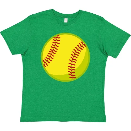 Bella Canvas Softball Sports Ball Team Girls Kids Children Child Toddler Shirt