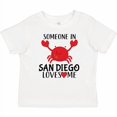 thumbnail image 1 of Bella Canvas Someone In San Diego Loves Me Gift Baby Toddler Shirt Beach Clothes Infant, 1 of 3