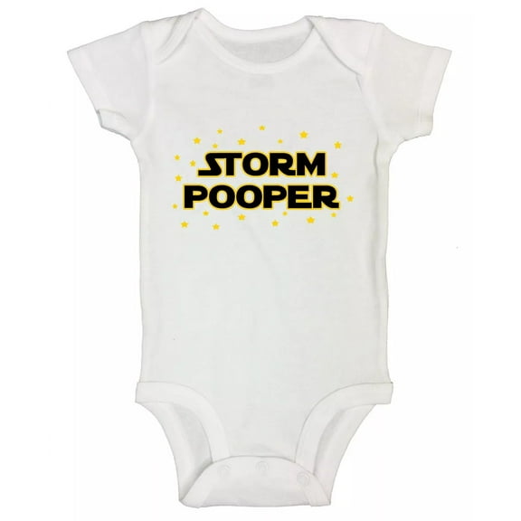 Bella Canvas Storm Pooper Newborn Baby Bodysuit Star Wars Kids ClothesShirt