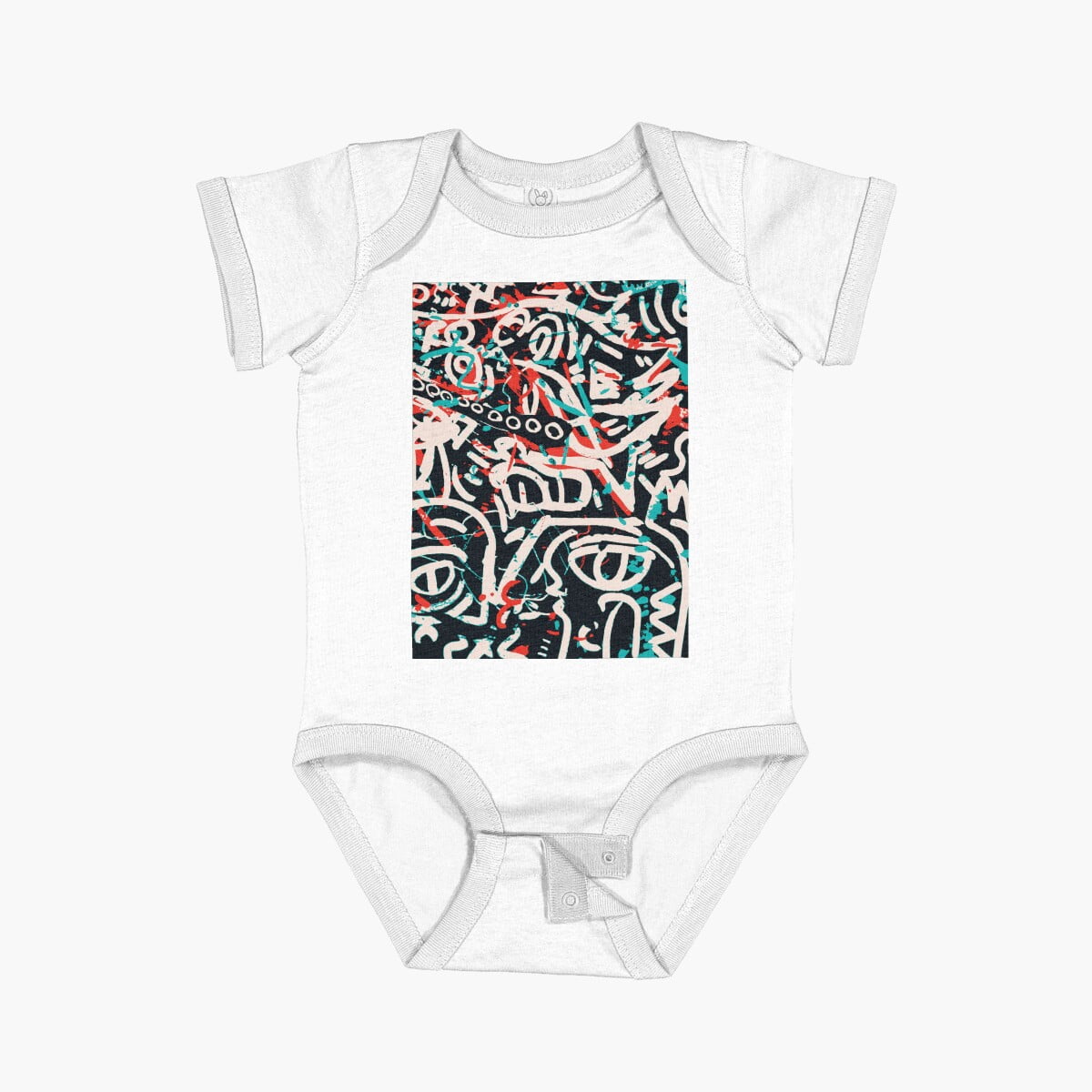 Bella Canvas Street Art Graffiti Pattern Ink And Posca Short Sleeve ...