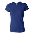 thumbnail image 1 of Bella + Canvas Stretch Rib Short-Sleeve T-Shirt (1001) True Royal, XL, 1 of 2