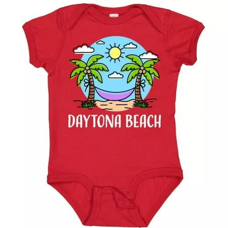 Bella Canvas Summer Vacation In Daytona Beach Baby Florida Spring Break Bodysuit
