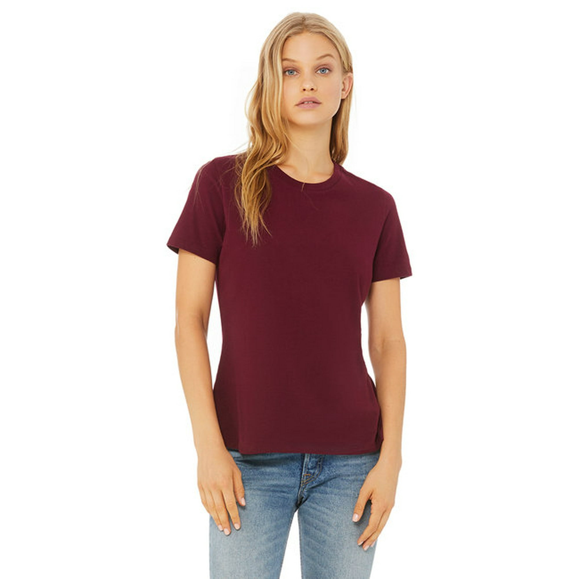Bella Canvas Women's Relaxed Jersey Short Sleeve Tee at Women's Clothing store