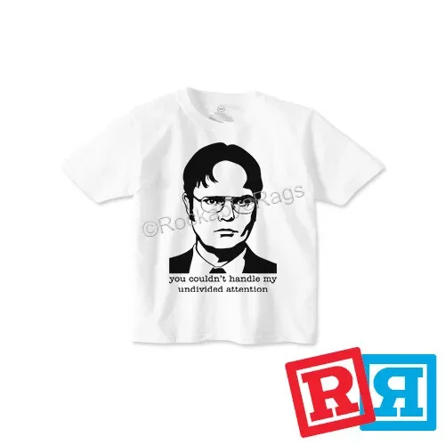 Bella Canvas The Office Dwight Schrute T-Shirt Cotton Crew Top Boys Toddler Short Sleeve