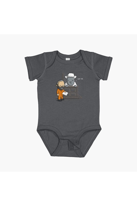 Bella Canvas The Silence Of The Lambs Short Sleeve Baby One-Piece Newborn Gender Neutral Outfit, Baby Boy Or Girl Bodysuit, Birrthday Gifts