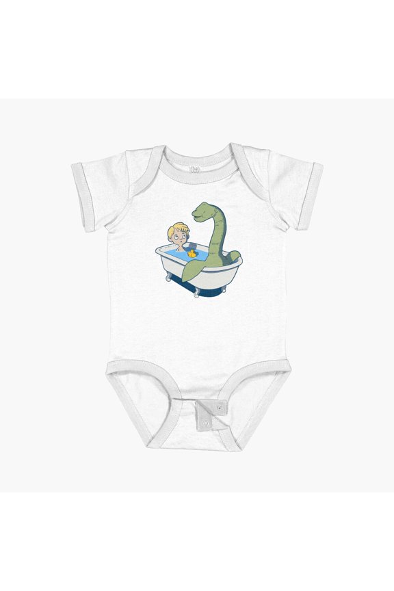 Bella Canvas There'S Something In My Bath!! Short Sleeve Baby One-Piece Newborn Gender Neutral Outfit, Baby Boy Or Girl Bodysuit, Birrthday Gifts