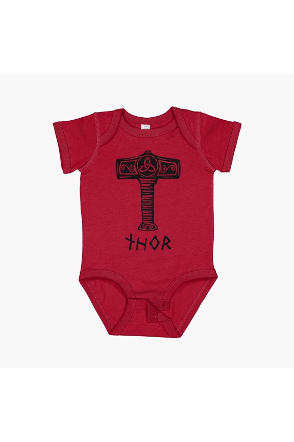 Bella Canvas Thor Short Sleeve Baby One-Piece Newborn Gender Neutral Outfit, Baby Boy Or Girl Bodysuit, Birrthday Gifts