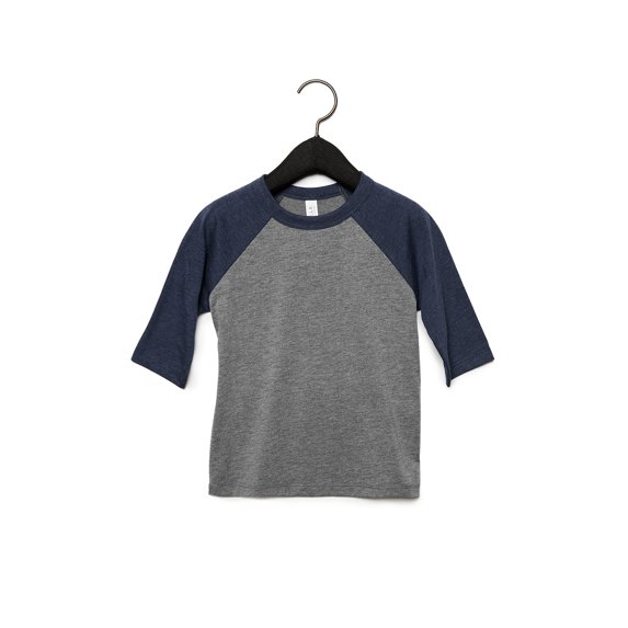 Bella + Canvas Toddler 3/4-Sleeve Baseball T-Shirt - 3200T
