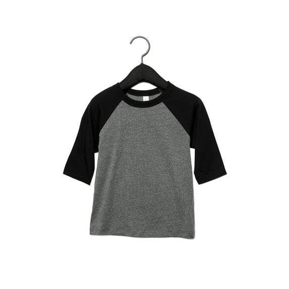 Bella + Canvas Toddler 3/4-Sleeve Baseball T-Shirt - 3200T