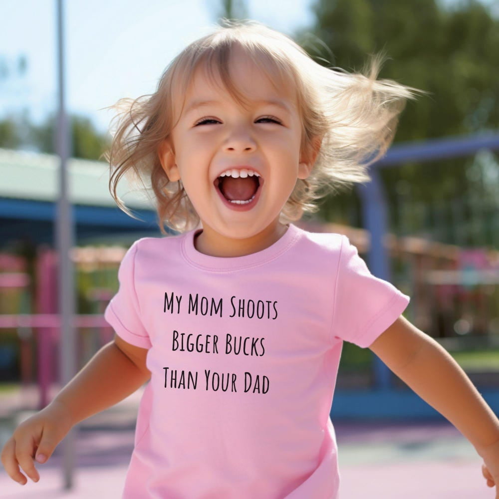 Bella Canvas Toddler Big Buck Tee, Gender Neutral Tshirt, My Mom Shoots ...