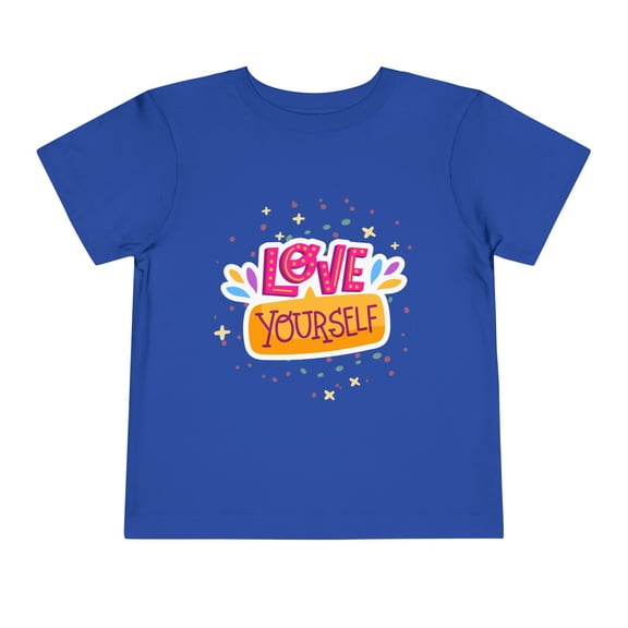 Bella+Canvas Toddler Fun Love Yourself Short Sleeve Tee