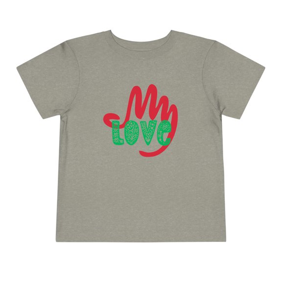 Bella Canvas Toddler My Love Short Sleeve Tee