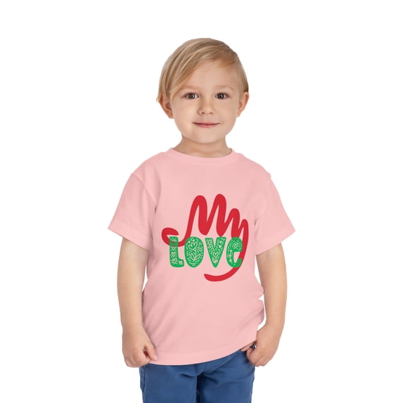 Bella+Canvas Toddler My Love Short Sleeve Tee