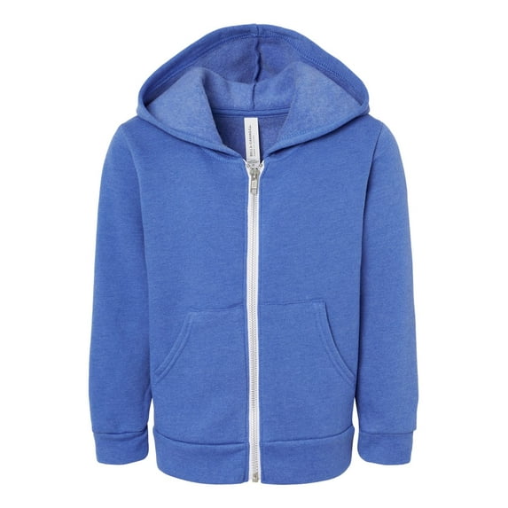 BELLA + CANVAS Toddler Sponge Fleece Full-Zip Hoodie