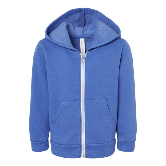 BELLA + CANVAS Toddler Sponge Fleece Full-Zip Hoodie