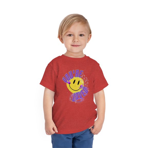 Bella Canvas Toddler You're Loved Short Sleeve Tee