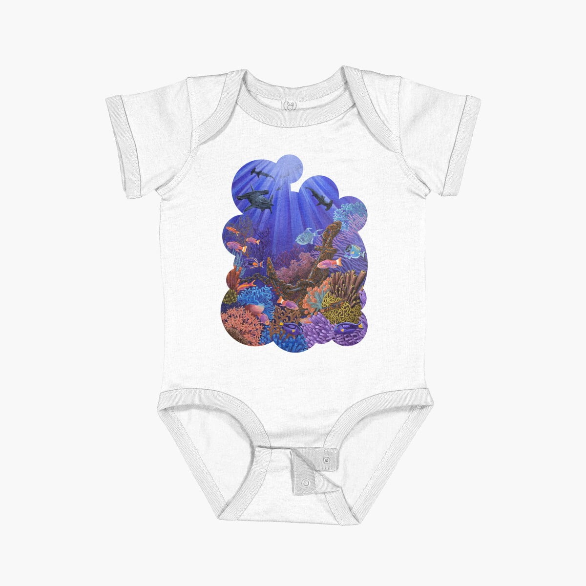 INFANTS ROUND NECK ONE PIECE GULLY OF JUPITER