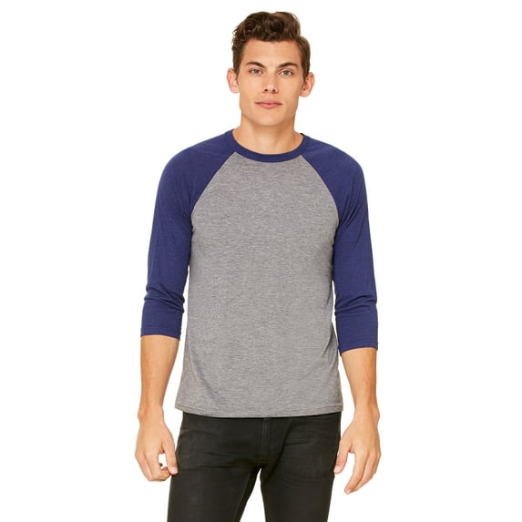 Bella + Canvas Unisex 3/4-Sleeve Baseball T-Shirt - 3200