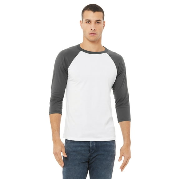 Bella + Canvas Unisex 3/4-Sleeve Baseball T-Shirt - 3200