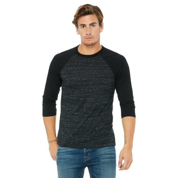 Bella + Canvas Unisex 3/4-Sleeve Baseball T-Shirt - 3200