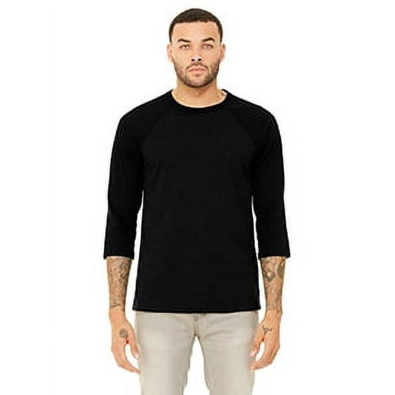 Bella + Canvas Unisex 3/4-Sleeve Baseball T-Shirt
