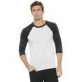 thumbnail image 1 of Bella+Canvas Unisex 3/4-Sleeve Baseball Tee, 1 of 5