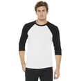 thumbnail image 1 of Bella+Canvas Unisex 3/4-Sleeve Baseball Tee, 1 of 5