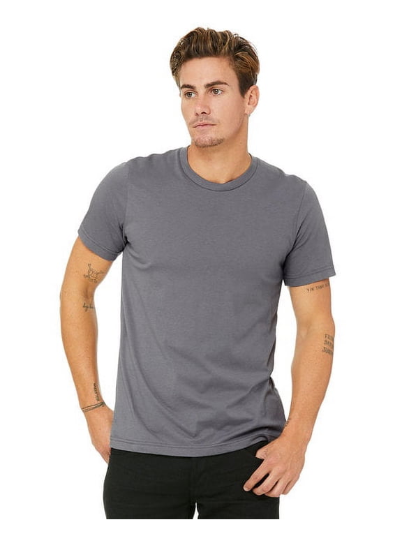 Bella + Canvas Unisex Cotton Jersey T-Shirt, Storm - 4XL