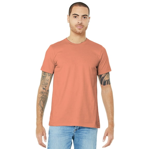 Bella Canvas Unisex Cotton Jersey T-Shirt, Sunset - M