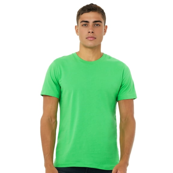 BELLA CANVAS Adult Unisex Short Sleeve Crew T-Shirt for Crafting, Synthetic Green, Medium