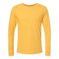 thumbnail image 1 of Bella Canvas Unisex Heather CVC Long Sleeve Tee - Yellow Gold 3XL, 1 of 4