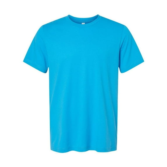 Bella Canvas Unisex Heather CVC T-Shirt Neon Blue