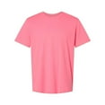 thumbnail image 1 of Bella Canvas Unisex Heather CVC T-Shirt Neon Pink, 1 of 5
