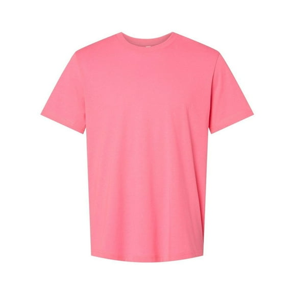 Bella Canvas Unisex Heather CVC T-Shirt Neon Pink