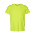 thumbnail image 1 of Bella Canvas Unisex Heather CVC T-Shirt Neon Yellow, 1 of 5