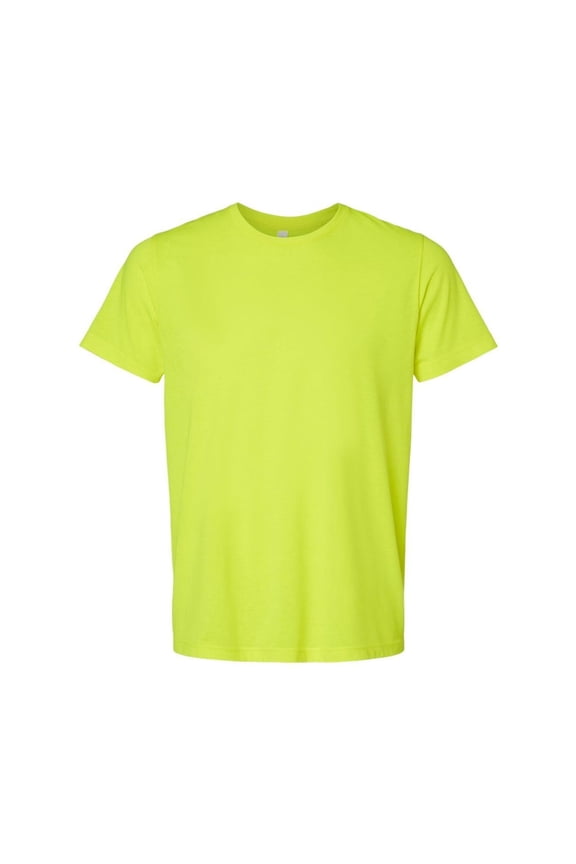 Bella Canvas Unisex Heather CVC T-Shirt Neon Yellow
